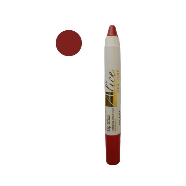 Alice Lip Stick Pencil The Refined Look03 آلیس رژ لب مدادی شماره
