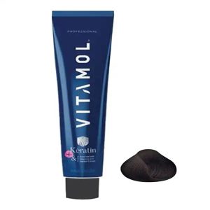 رنگ مو ویتامول Vitamol سری Smoky رنگ قهوه ای شماره 4.1 حجم 120mlکد 3498