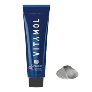 رنگ مو ویتامول Vitamol سری خاکستری رنگ بلوند خاکستری روشن شماره 8.2 حجم 120ml کد 3514