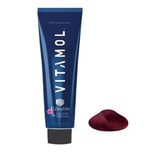رنگ مو ویتامول Vitamol سری قرمز رنگ بلوند مسی قرمز تیره شماره 6.6 حجم 120ml کد3532