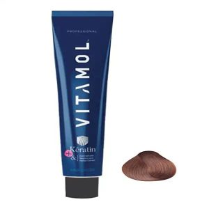 رنگ مو ویتامول Vitamol سری شکلاتی رنگ بلوند شکلاتی متوسط شماره 7.8 حجم 120ml کد 3542