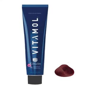 رنگ مو ویتامول Vitamol سری ماهاگونی رنگ بلوند ماهاگونی متوسط شماره 7.26 حجم 120ml کد 3552